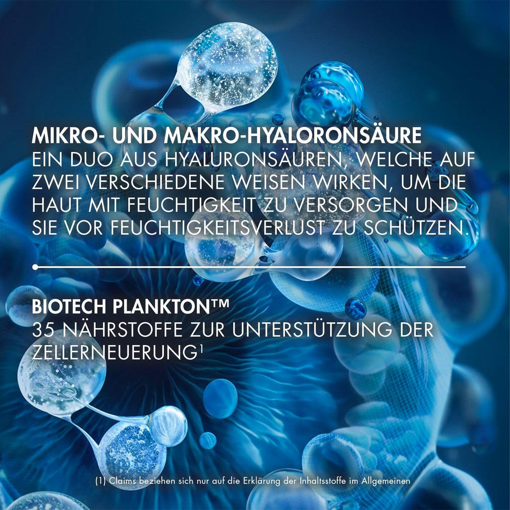 Biotherm Aquasource Hyalu Plump Gel – Feuchtigkeitsgel mit Hyaluron & Life Plankton, 30 ml