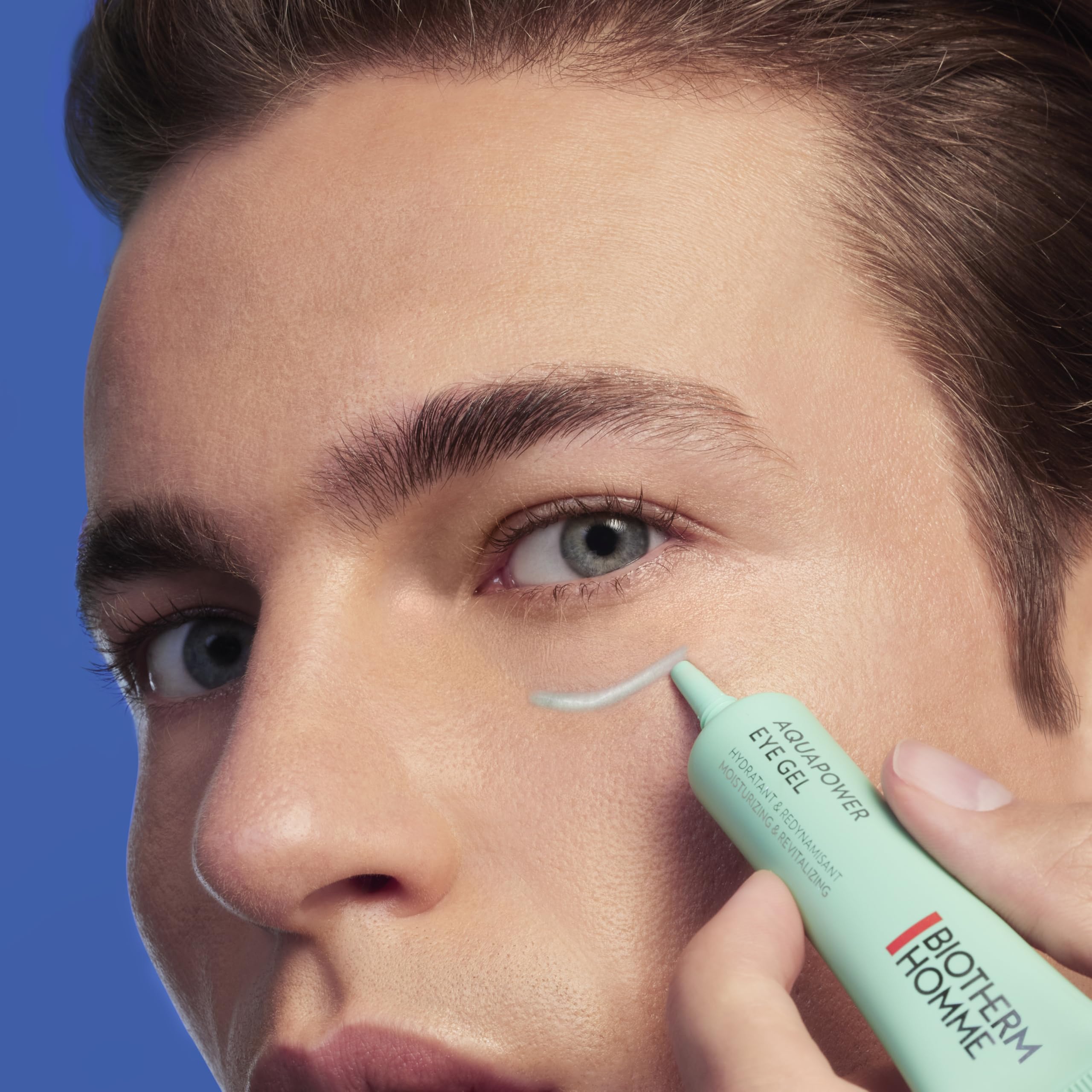 Biotherm Homme Aquapower Eye Gel – revitalisierende Augencreme mit Koffein & Life Plankton 15 ml
