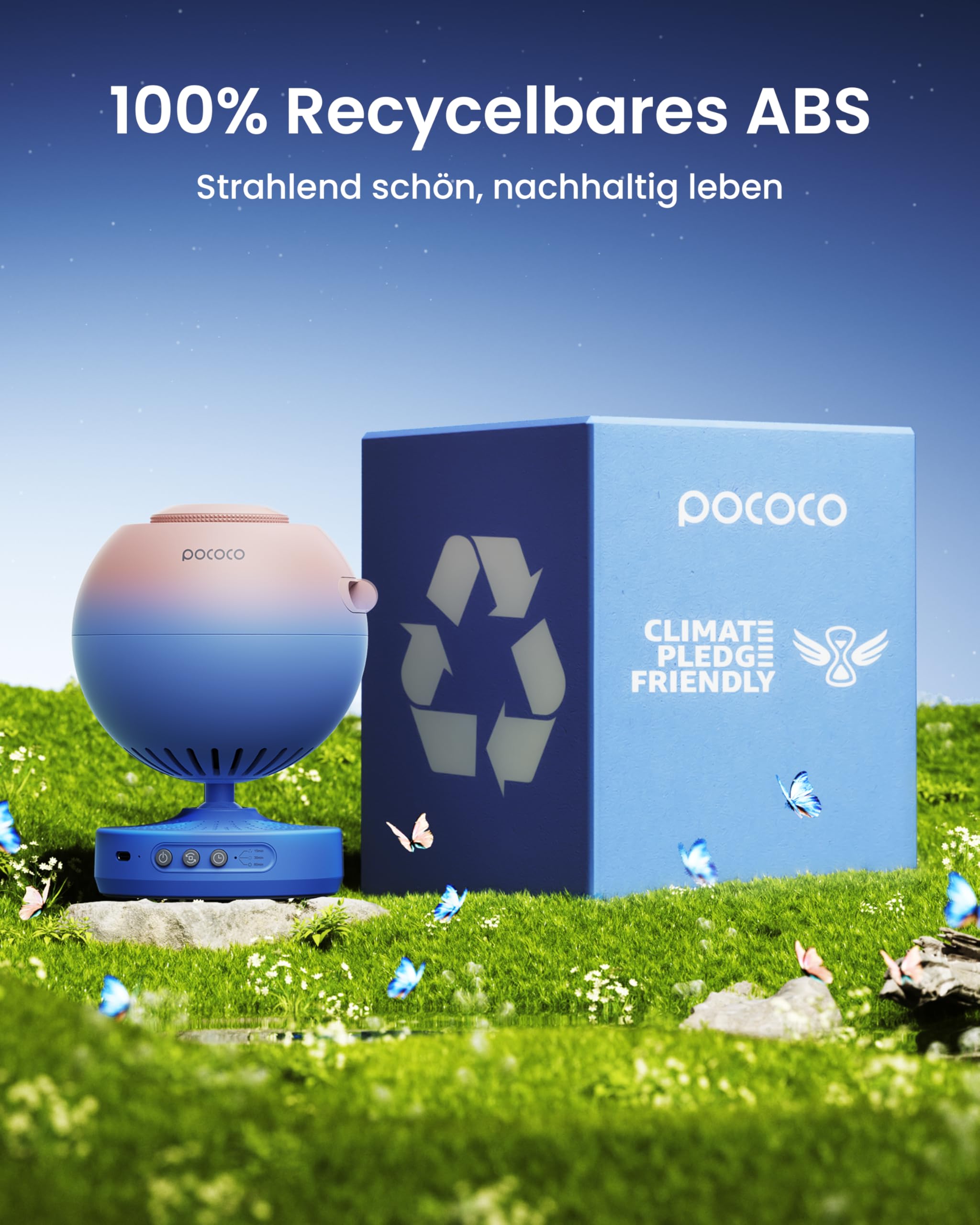 Sternenhimmel Projektor Kinder – Galaxy Nachtlicht Planetarium fürs Schlafzimmer mit 2 Discs