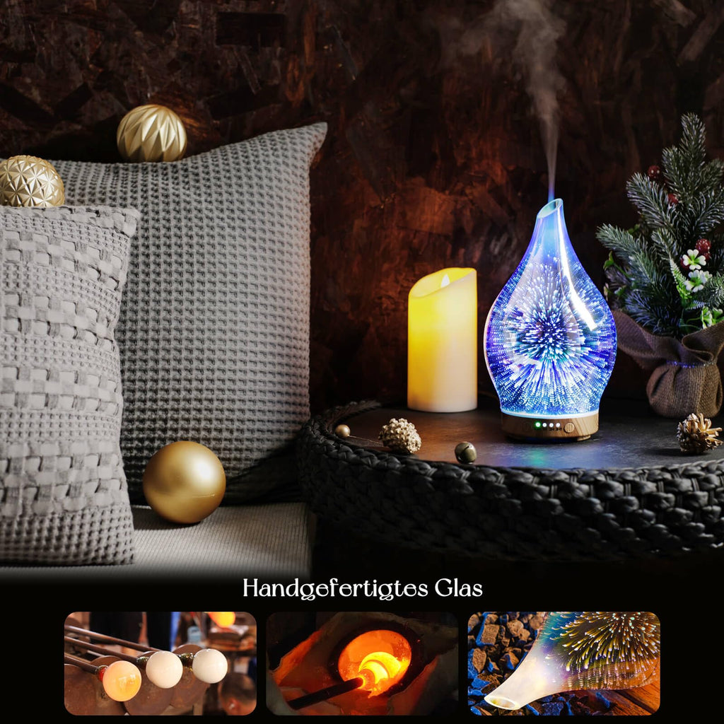 Aroma Diffuser 150ml – Luftbefeuchter mit LED