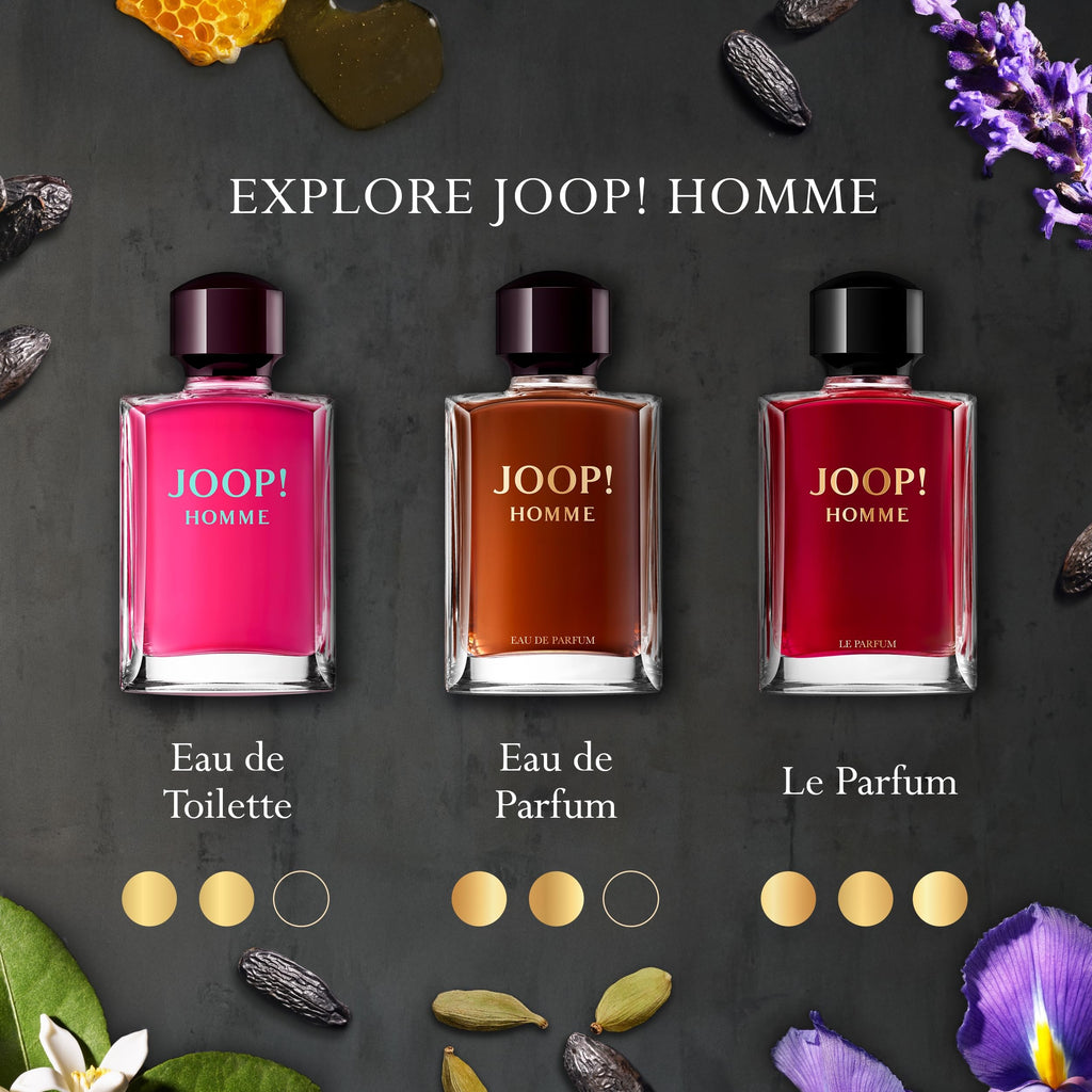 JOOP! Homme Eau de Toilette Herren – Intensiver orientalisch-holziger Duftklassiker