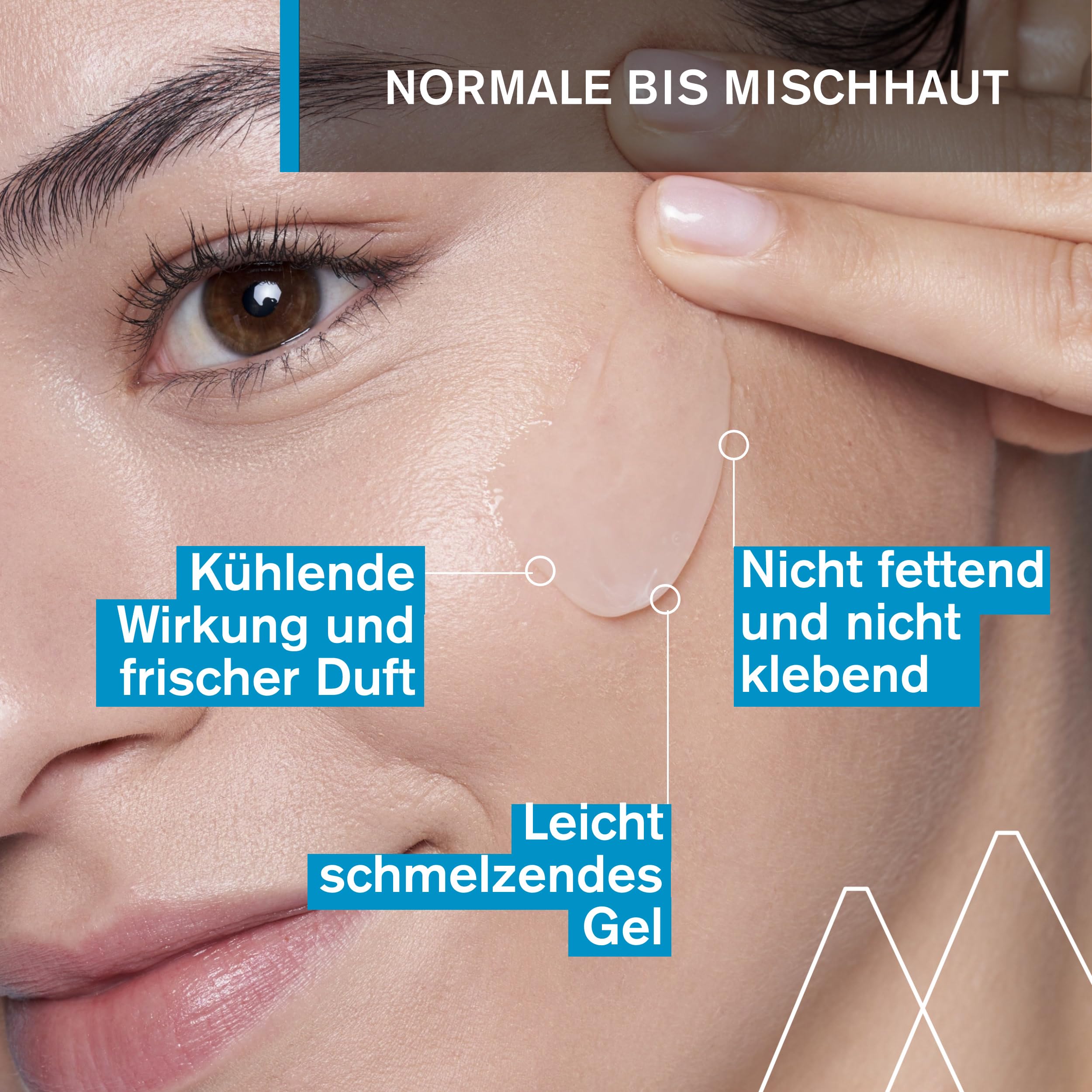 Uriage Thermale Water Jelly Gel – 24h Feuchtigkeit für normale & Mischhaut, kühlend & leicht, 40 ml