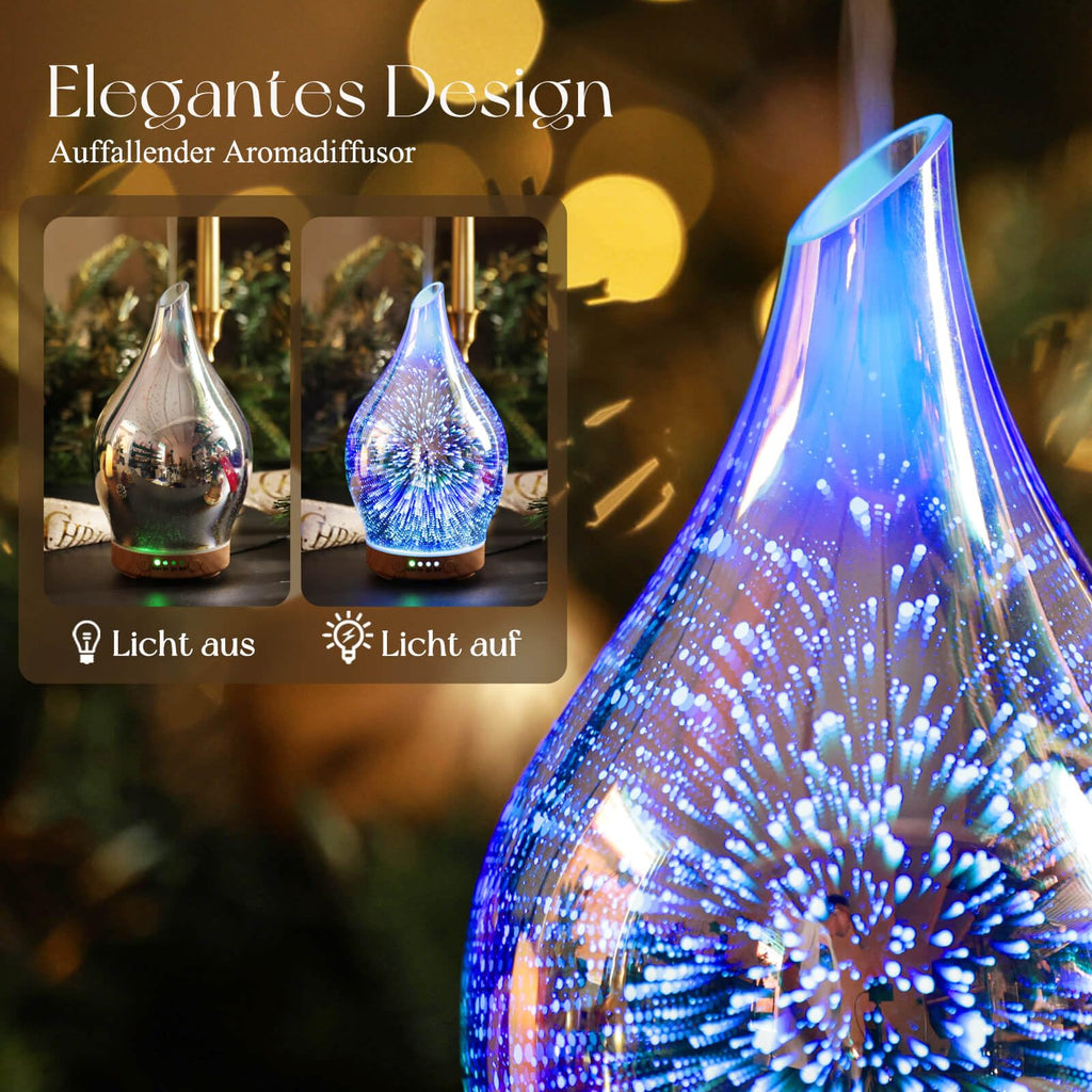 Aroma Diffuser 150ml – Luftbefeuchter mit LED