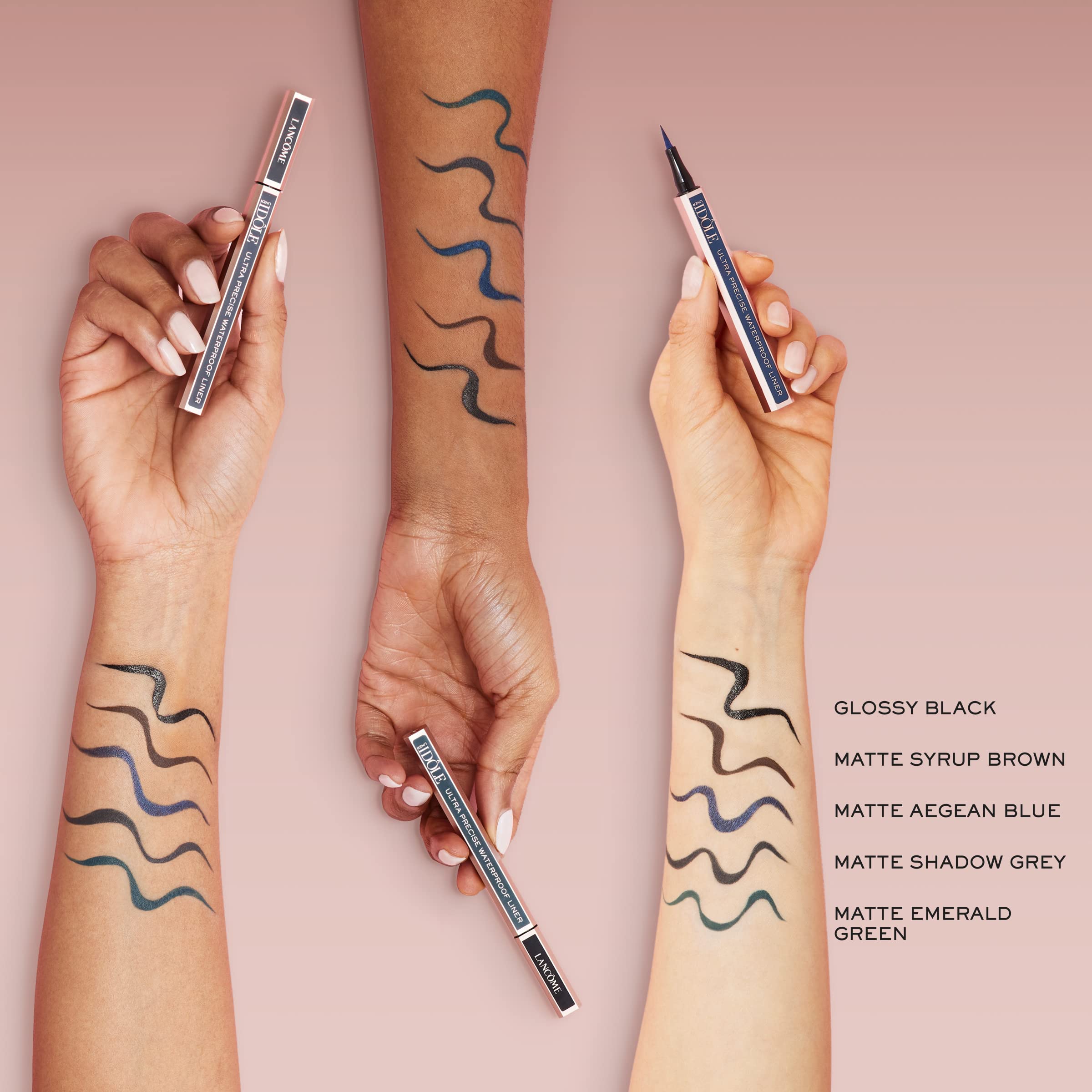 Lancôme Lash Idôle Liner 01 Glossy Black – Wasserfester Eyeliner, 1 ml