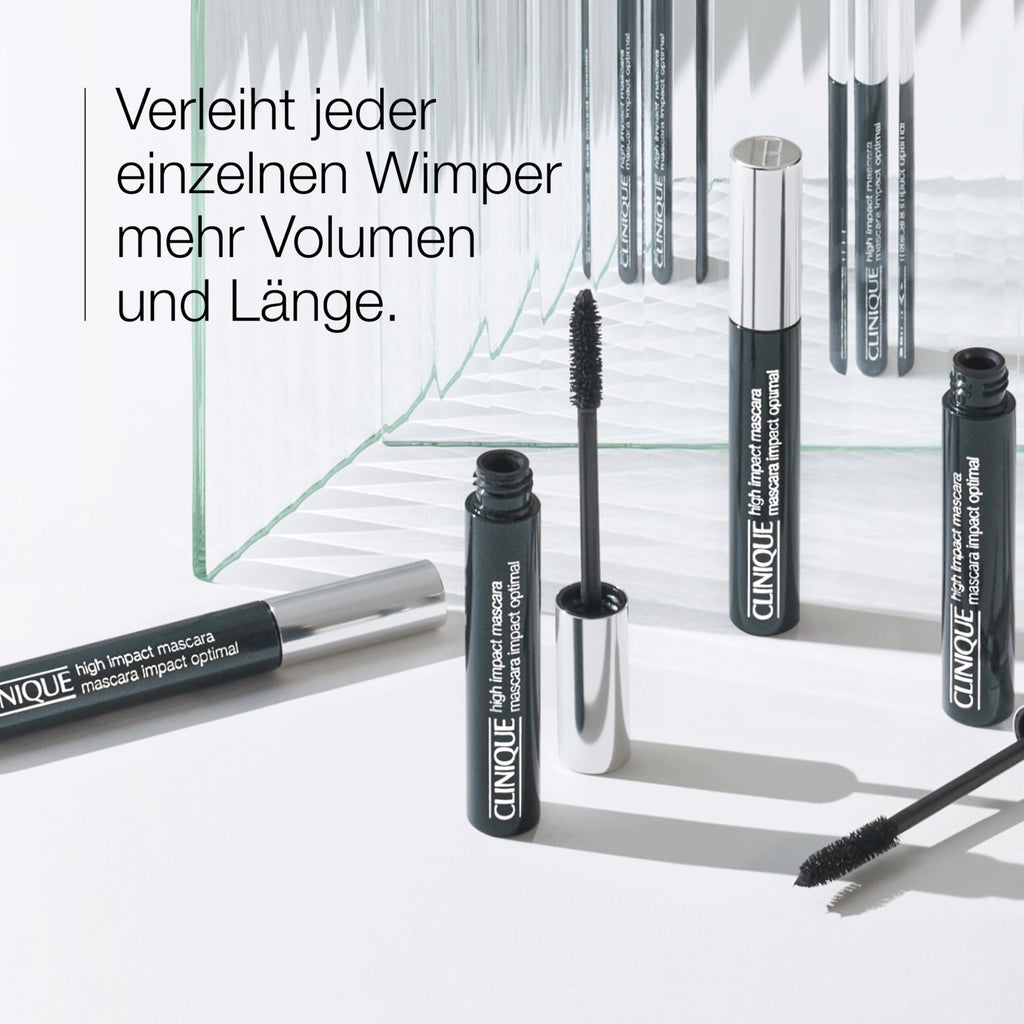 Clinique High Impact Mascara Schwarz 01 – Volumen, Länge &amp; Definition, 7 ml