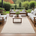 Outdoor Teppich Beige – Wetterfest für Balkon, Terrasse & Garten