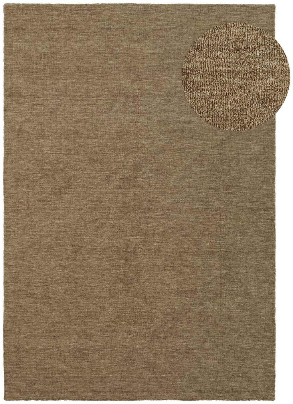 Wollteppich Beige – Hochwertiger Luxus Teppich für Wohnzimmer & Schlafzimmer