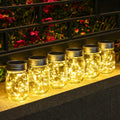 Solpex Solar Laternen 6er Set – LED Solargläser für Garten, Balkon, Terrasse & Deko