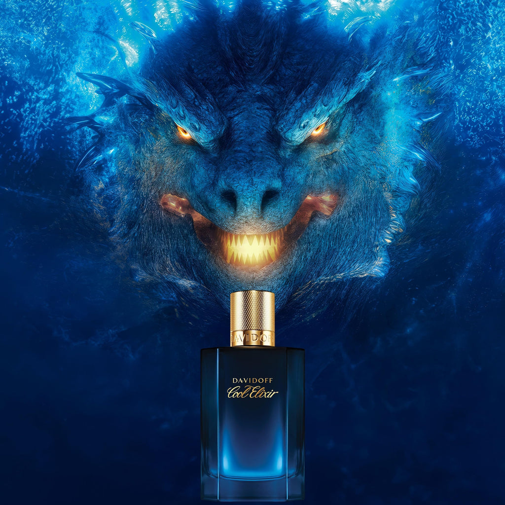 Davidoff Cool Elixir EDP Intense – Masculine Luxury Fragrance with Oud, Rose Notes & Lavandin