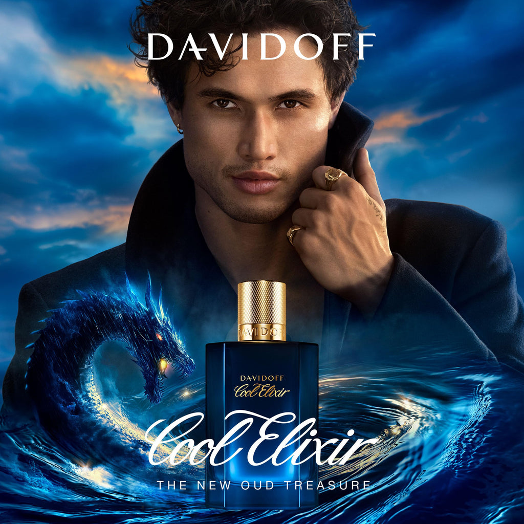 Davidoff Cool Elixir EDP Intense – Masculine Luxury Fragrance with Oud, Rose Notes & Lavandin