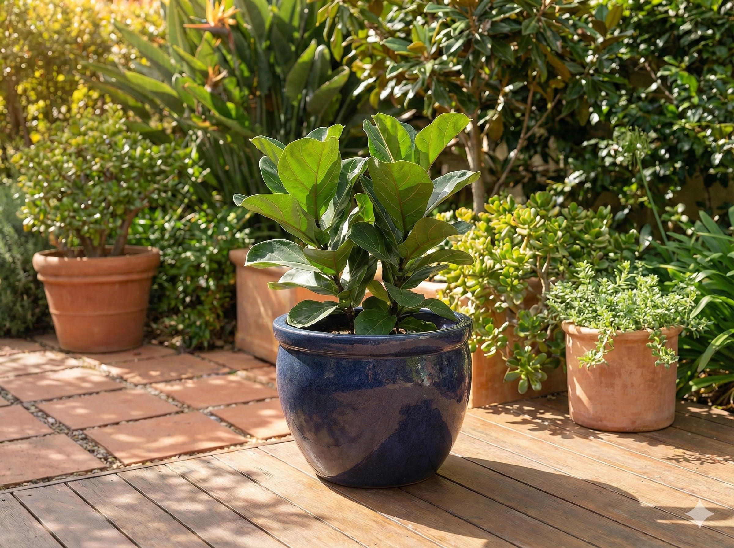 Frostfester Keramik Blumentopf – Pflanzgefäß für Balkon, Terrasse & Garten