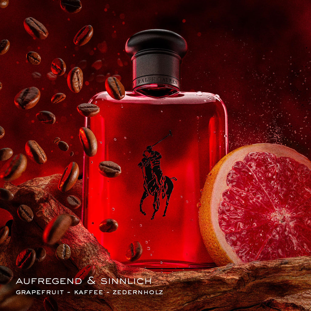 Ralph Lauren Polo Red Eau de Toilette – Frischer Herrenduft, 75 ml