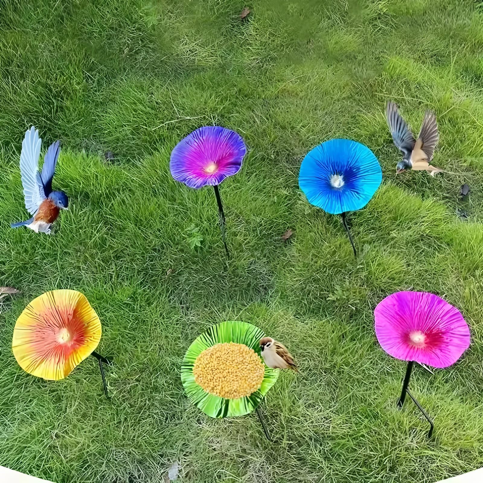 Regenfänger Gartenstecker Rost – Insektentränke Naturrost Metall Gartendeko