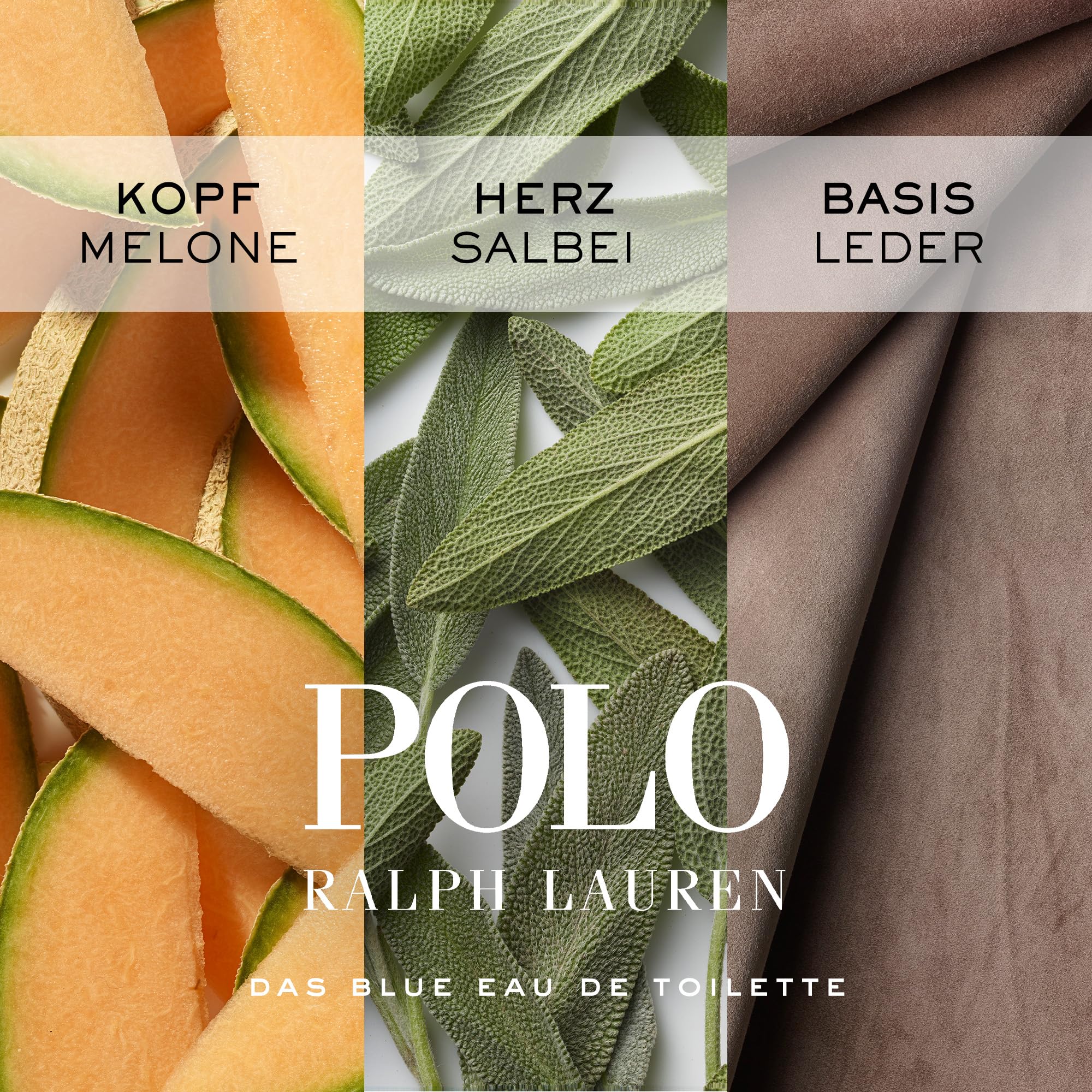 Ralph Lauren Polo Blue Eau de Toilette – Herrenduft mit Melone &amp; Mandarine, 75ml