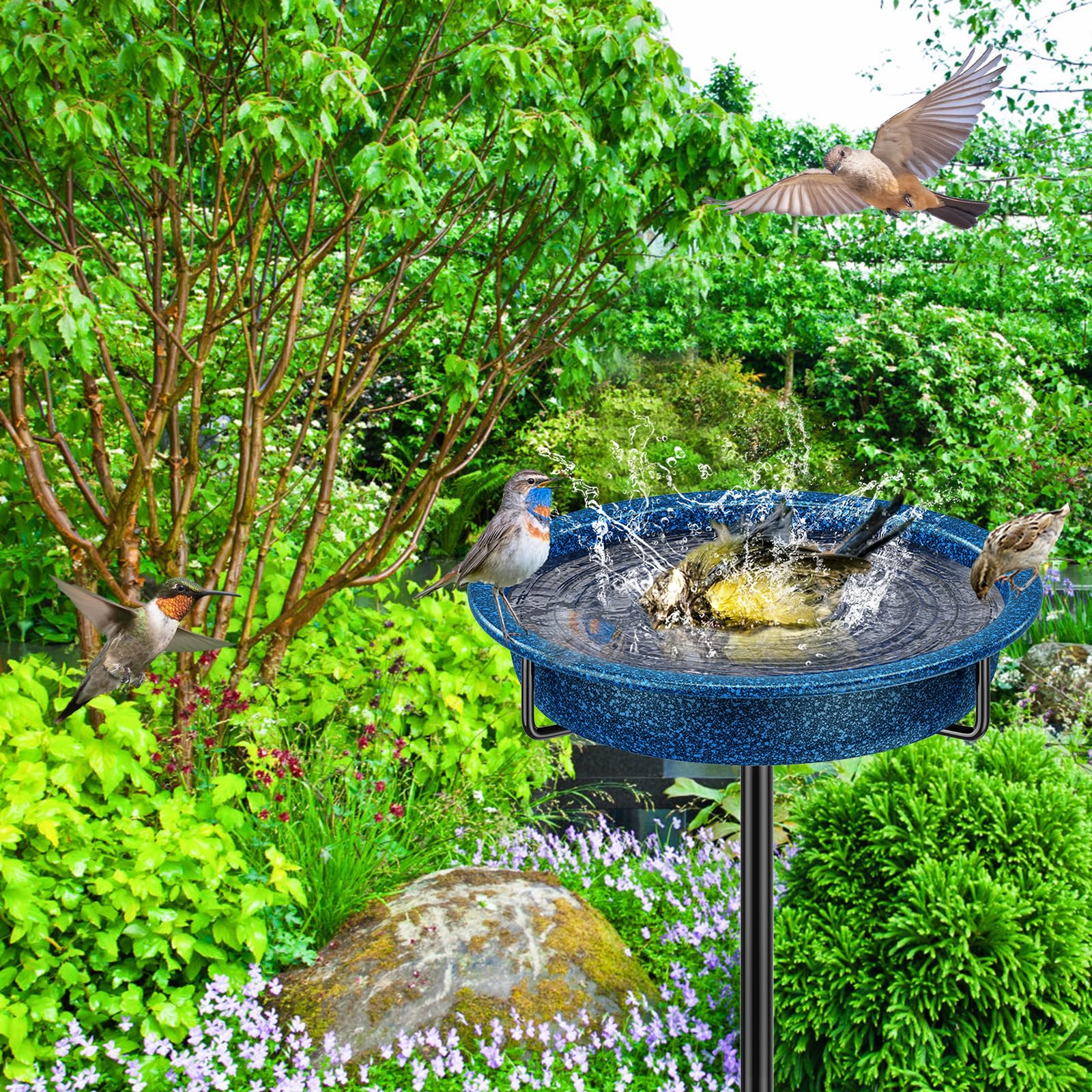 FaloStwer Vogelbad & Vogeltränke – Dekorative Wasserstelle für Garten & Balkon