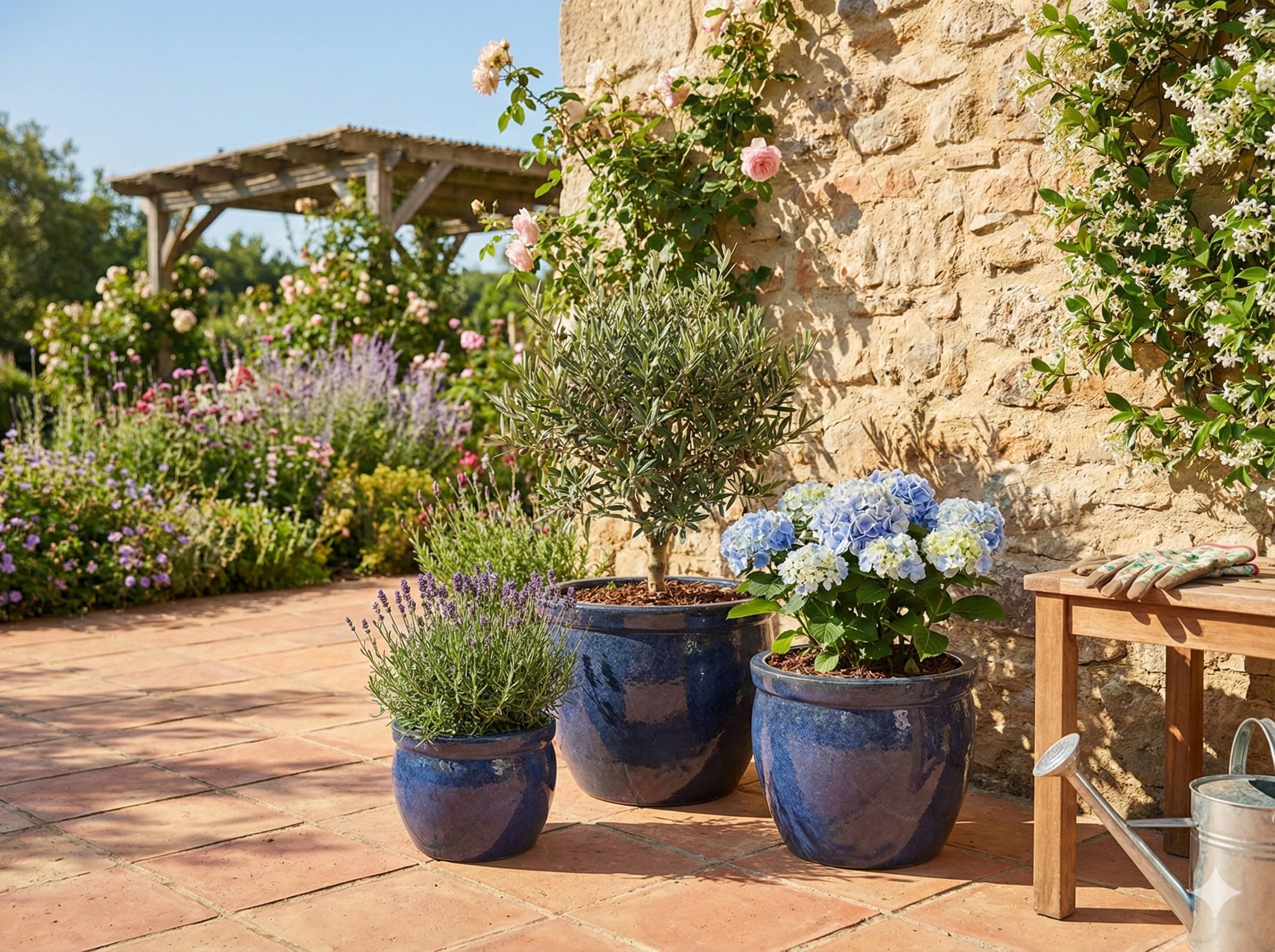 Frostfester Keramik Blumentopf – Pflanzgefäß für Balkon, Terrasse & Garten