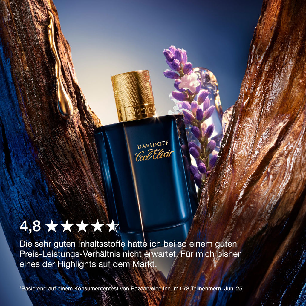 Davidoff Cool Elixir EDP Intense – Masculine Luxury Fragrance with Oud, Rose Notes & Lavandin