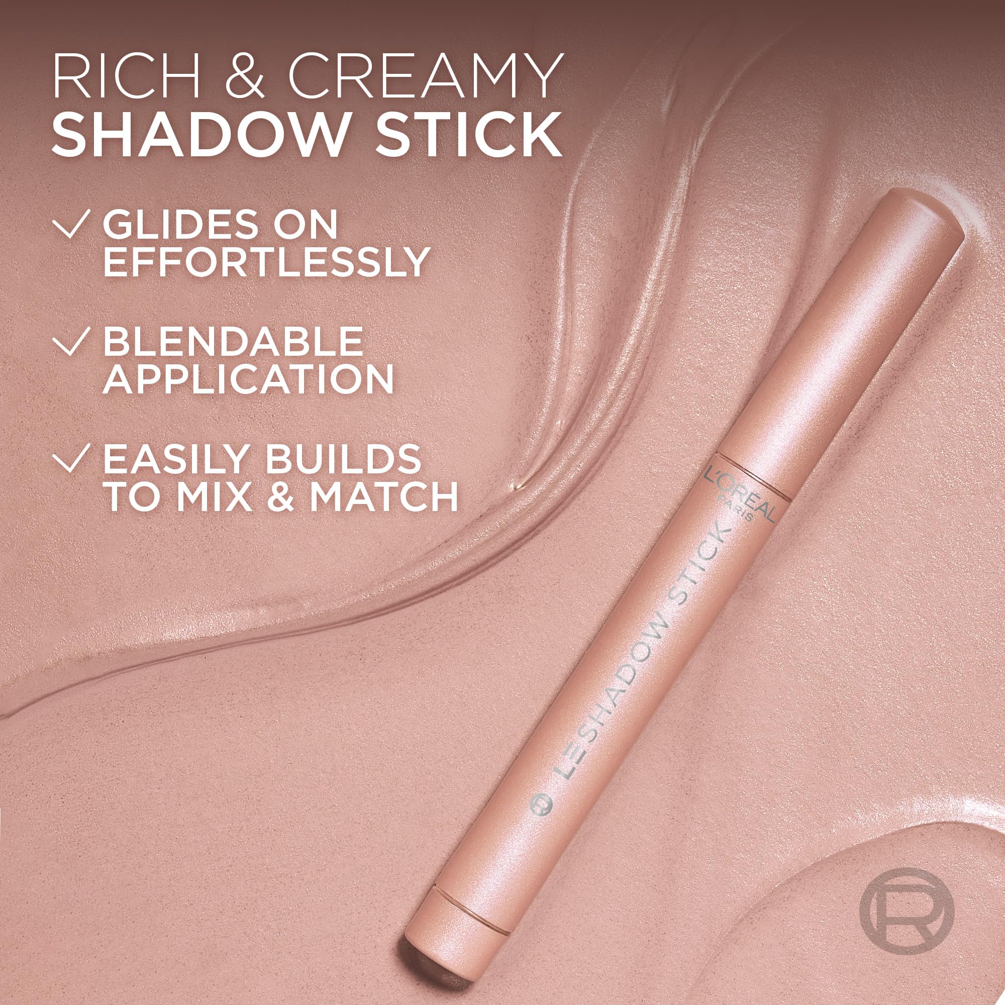 L'Oréal Lidschatten Stick Magnetic Mauve – Glänzendes Finish & Halt
