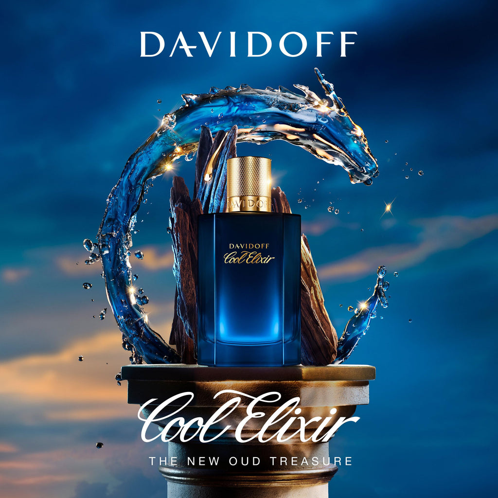 Davidoff Cool Elixir EDP Intense – Masculine Luxury Fragrance with Oud, Rose Notes & Lavandin