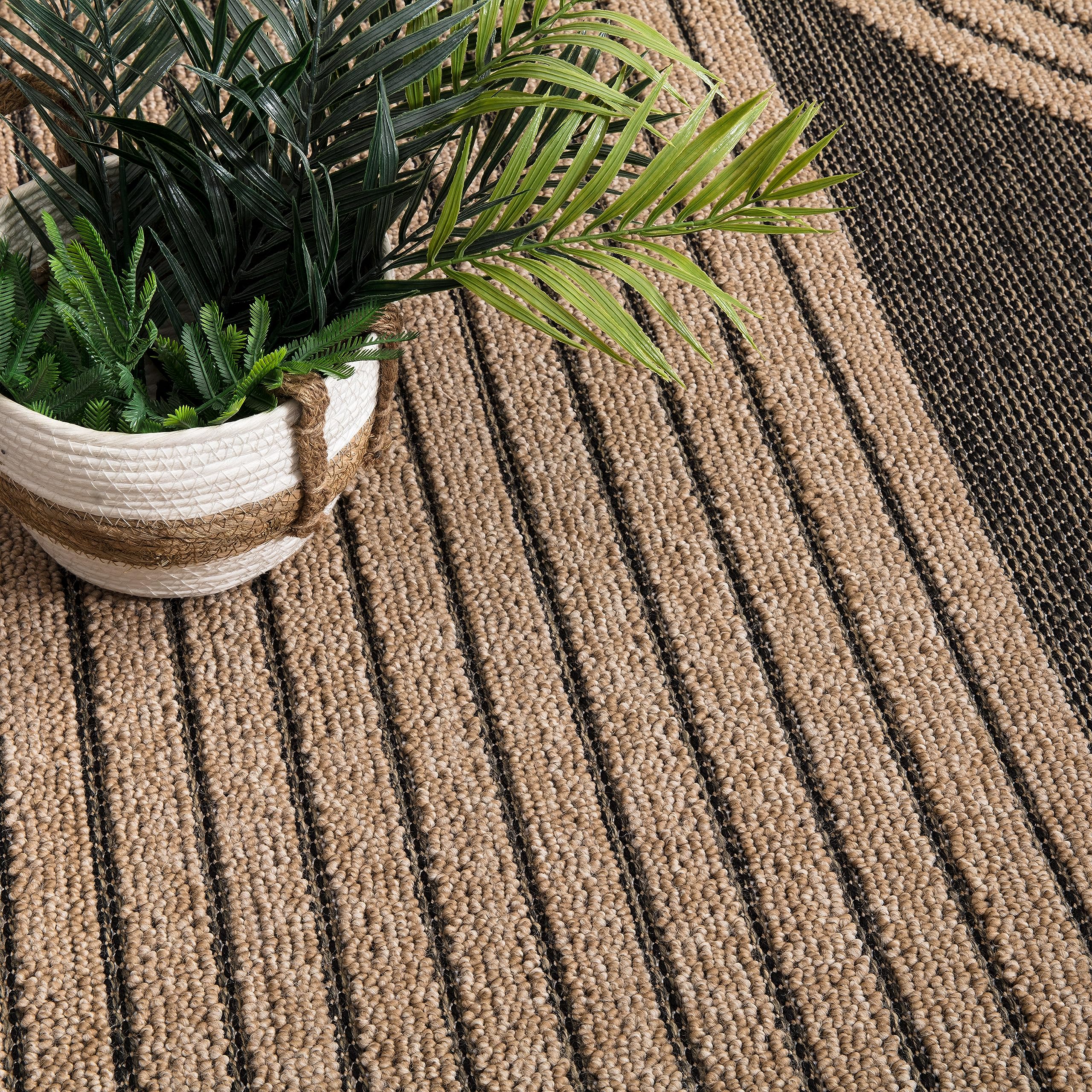 Moderner Outdoor Teppich für Balkon, Terrasse & Garten – Wetterfest & Pflegeleicht