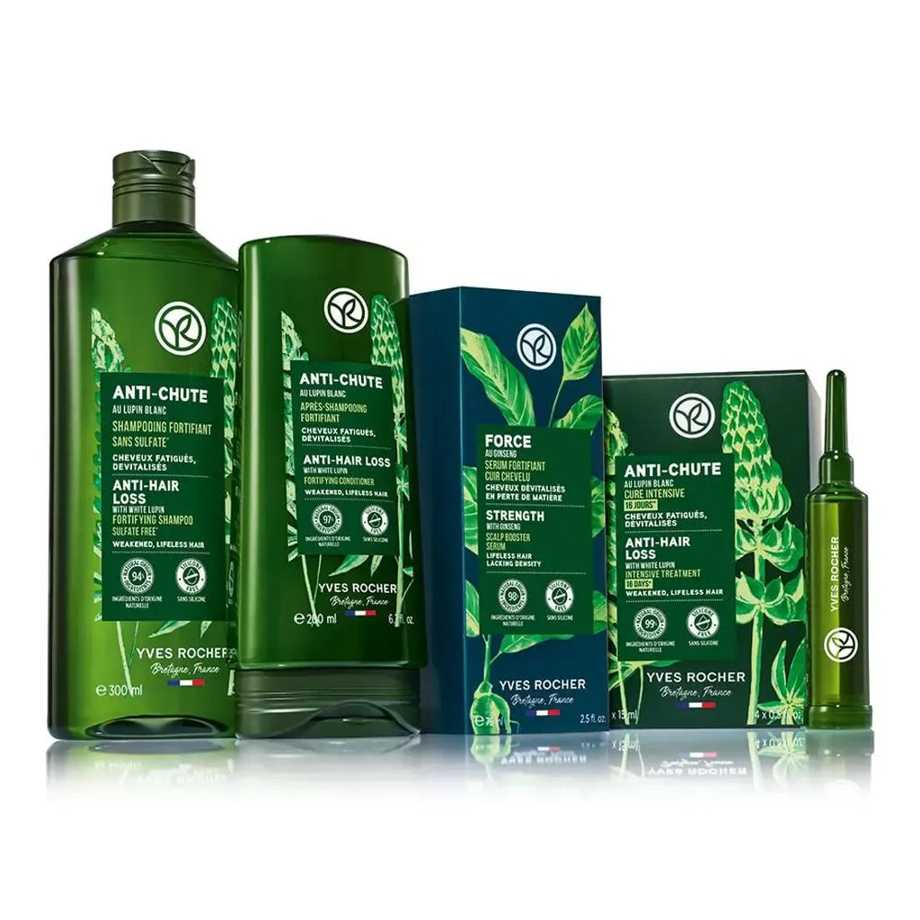 Yves Rocher Anti-Haarausfall Shampoo – Sulfatfreies Shampoo gegen Haarausfall 300 ml