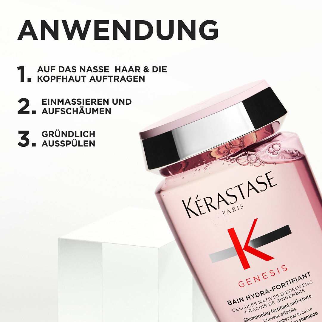 Kérastase Genesis Bain Hydra-Fortifiant – Shampoo gegen Haarbruch & Haarverlust