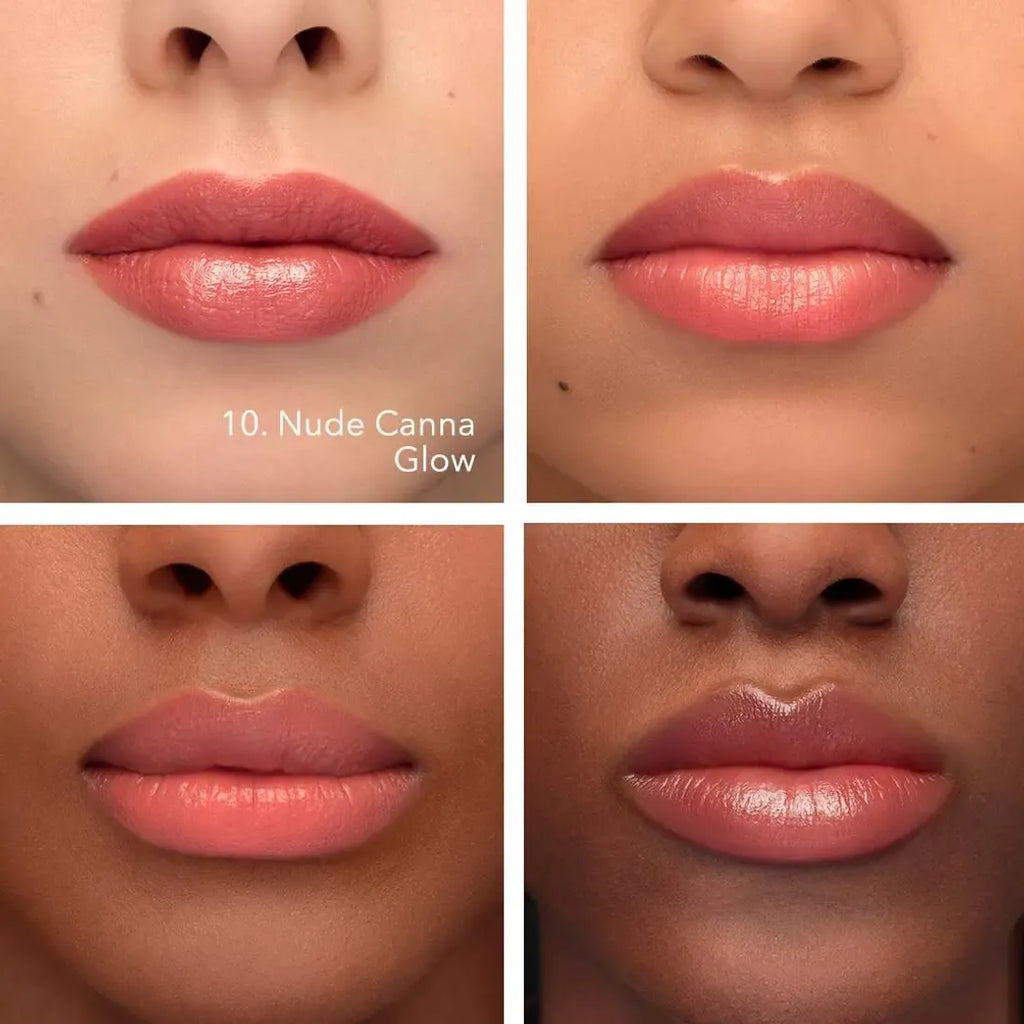 Lippenstift Rouge Botanique Glow – glänzendes Finish & Lippenpflege