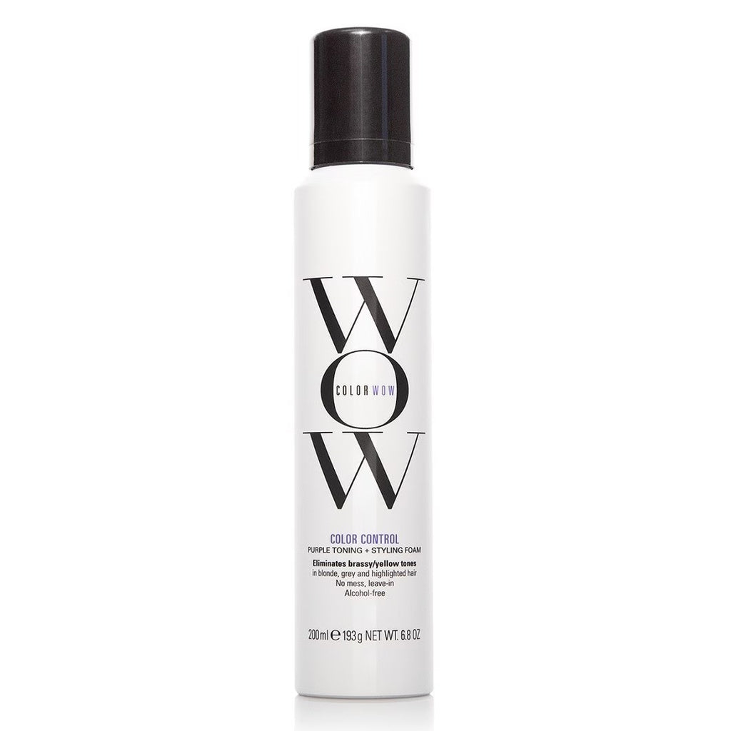 Color Wow Correct & Perfect Mousse Lila – Stylingschaum für blondes Haar ohne Gelbstich