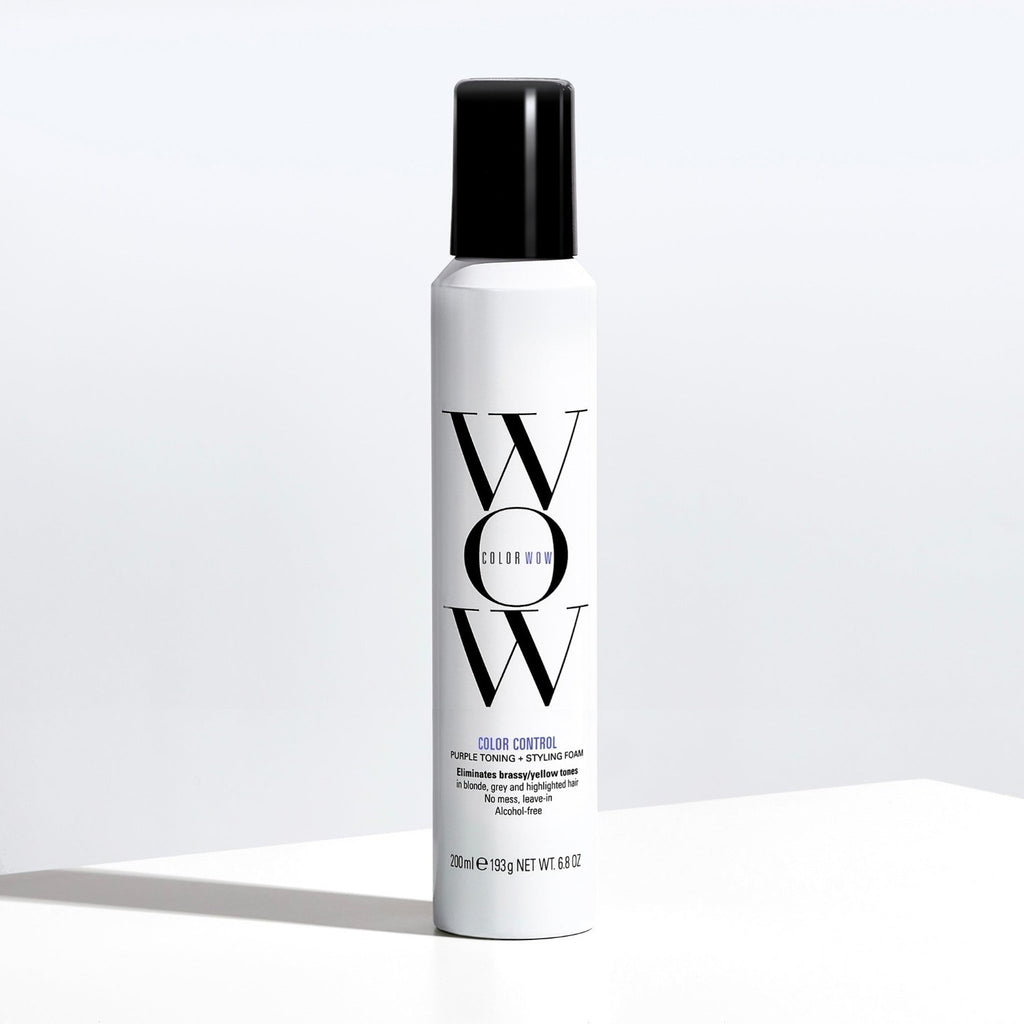 Color Wow Correct & Perfect Mousse Lila – Stylingschaum für blondes Haar ohne Gelbstich