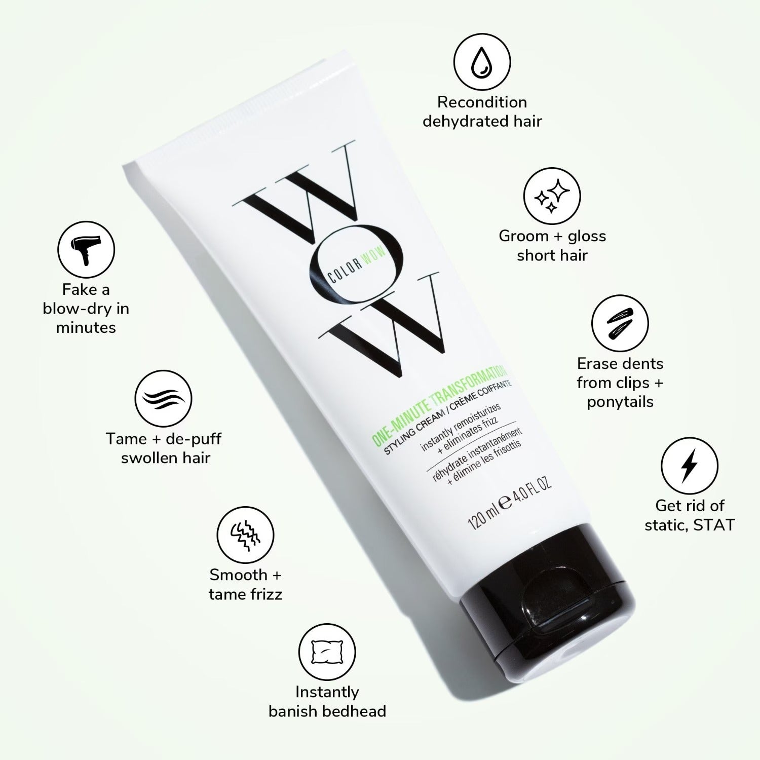 COLOR WOW One Minute Transformation Hair Cream for Dry Frizzy Hair