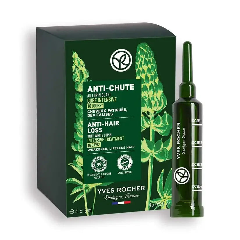 Yves Rocher Intensivkur Anti-Haarausfall 60 ml – Intensivpflege für kräftigeres Haar