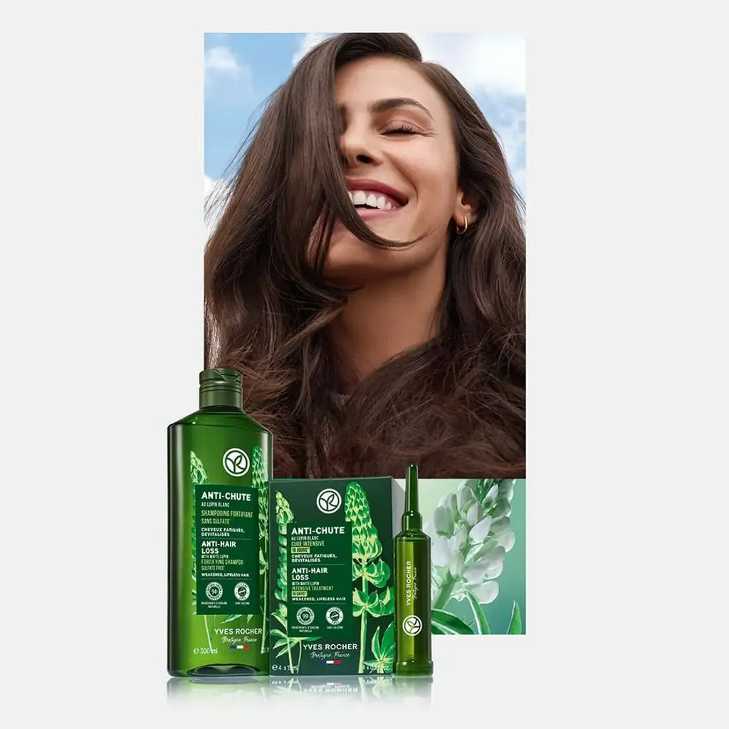 Yves Rocher Intensivkur Anti-Haarausfall 60 ml – Intensivpflege für kräftigeres Haar