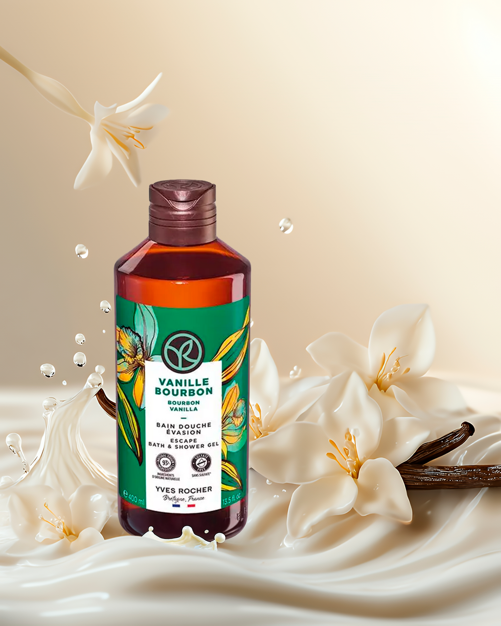 Duschgel Bourbon Vanille – Sanfte Reinigung & luxuriöser Duft für zarte Haut